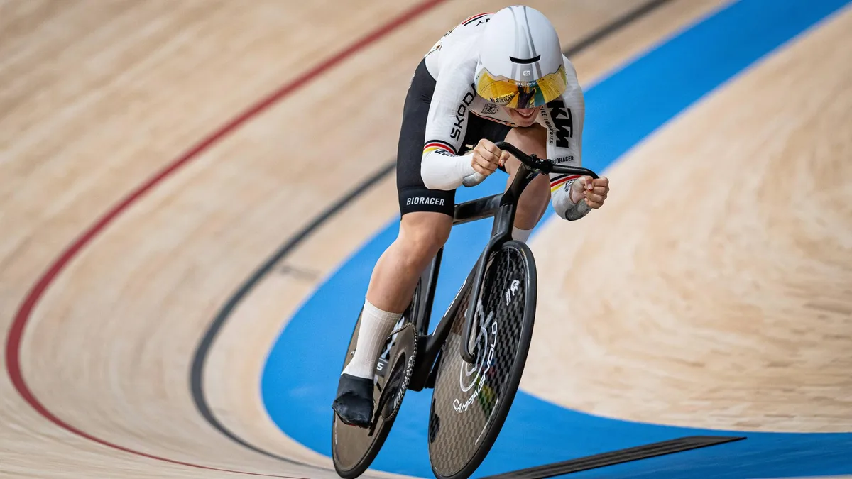 Pauline Grabosch Wins Gold in the 1,000-Meter Time Trial at Track Cycling World Championships