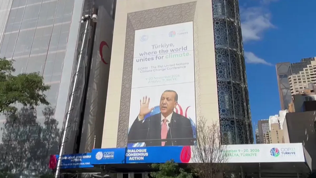 La Turquie accueille la COP31 à l'Assemblée générale de l'ONU avec une campagne promotionnelle
