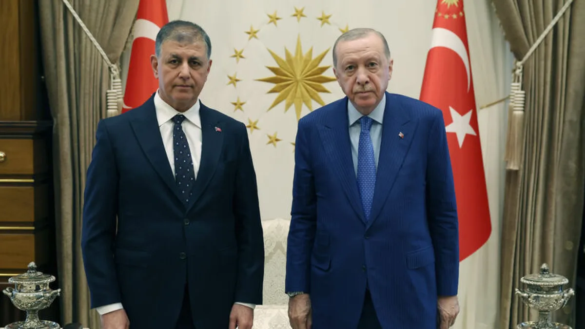 Cemil Tugay Joins AK Party, Receives Badge from President Erdoğan