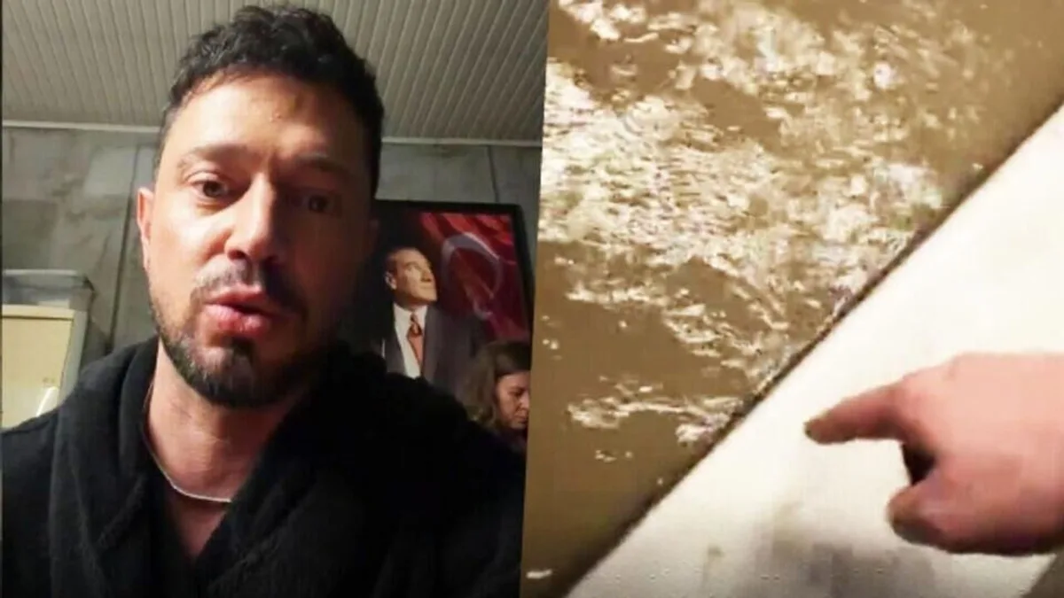 Murat Boz and Demet Özdemir Stranded as Heavy Rain Floods Istanbul Studio