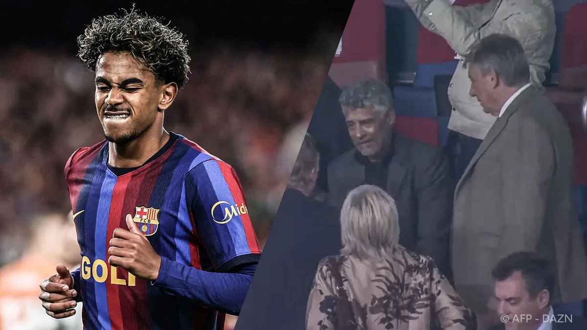Le vice-Premier ministre belge Jan Jambon assiste au Clásico entre le Barça et le Real Madrid au Camp Nou