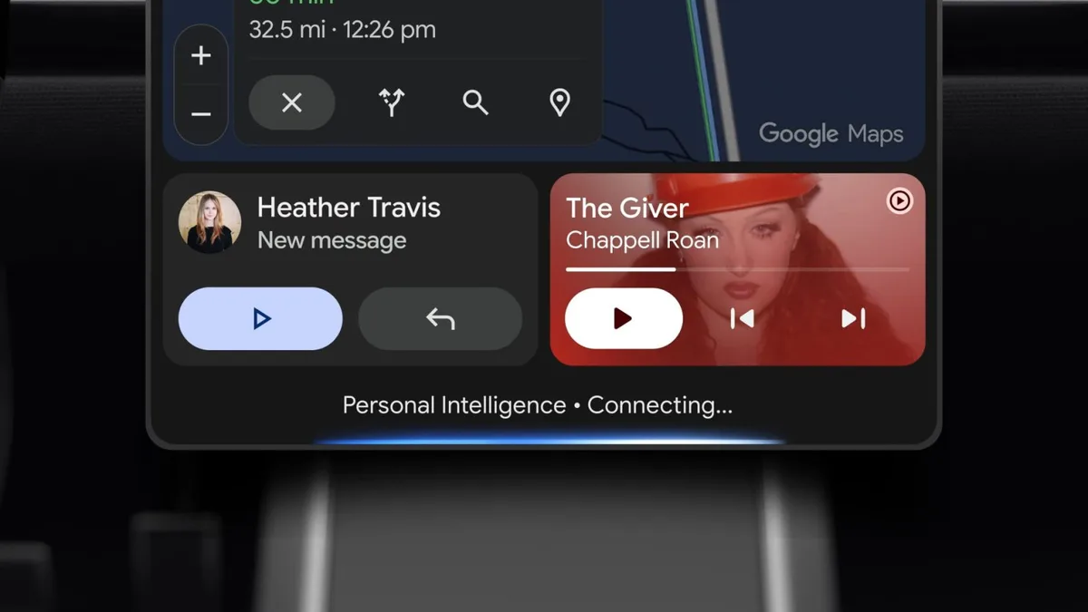 Google déploie Gemini Personal Intelligence sur Android Auto et dans les voitures avec Google intégré