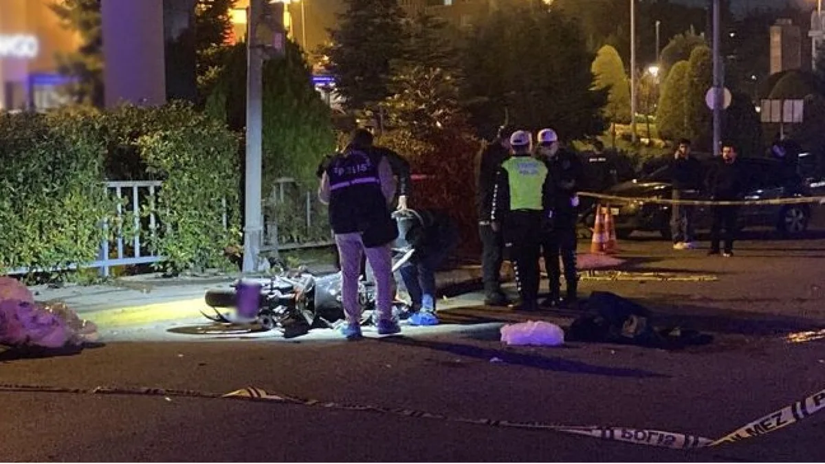 Motorcycle Rider Killed in Collision With Car in Istanbul’s Küçükçekmece