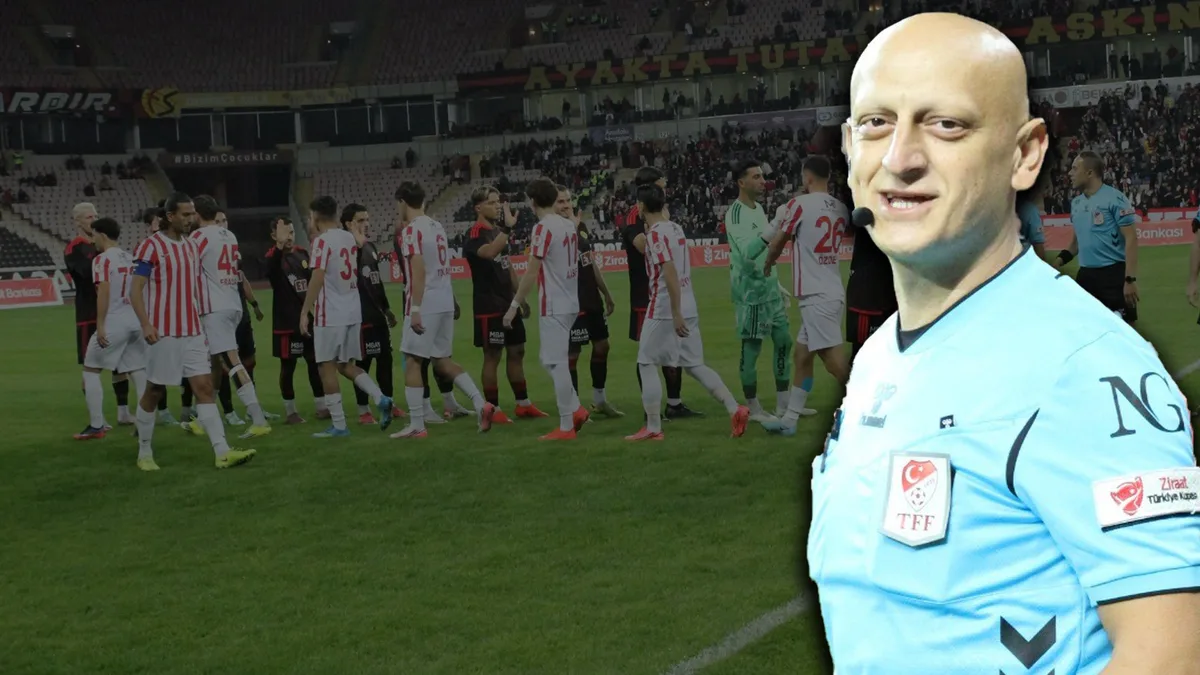 Yardımcı hakem Uğur Çakmak, Pierluigi Collina’ya benzerliğiyle dikkat çekti