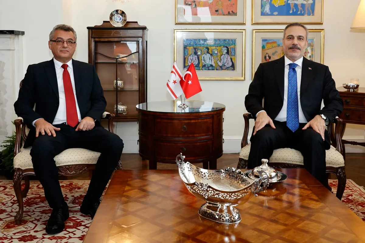 Außenminister Hakan Fidan trifft sich mit den Führern Nordzyperns in New York