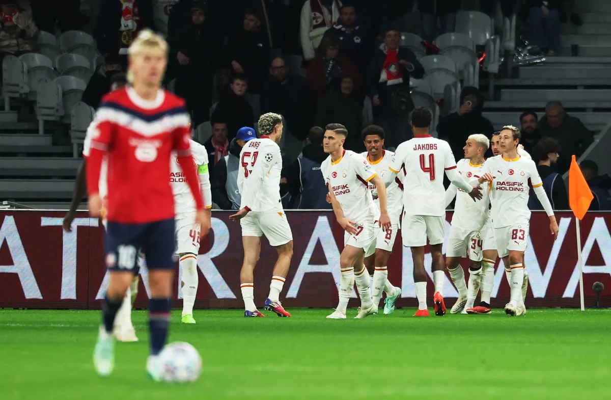 Galatasaray besiegt Lille mit 4:2 und beschert LOSC die dritte Champions-League-Niederlage in Folge