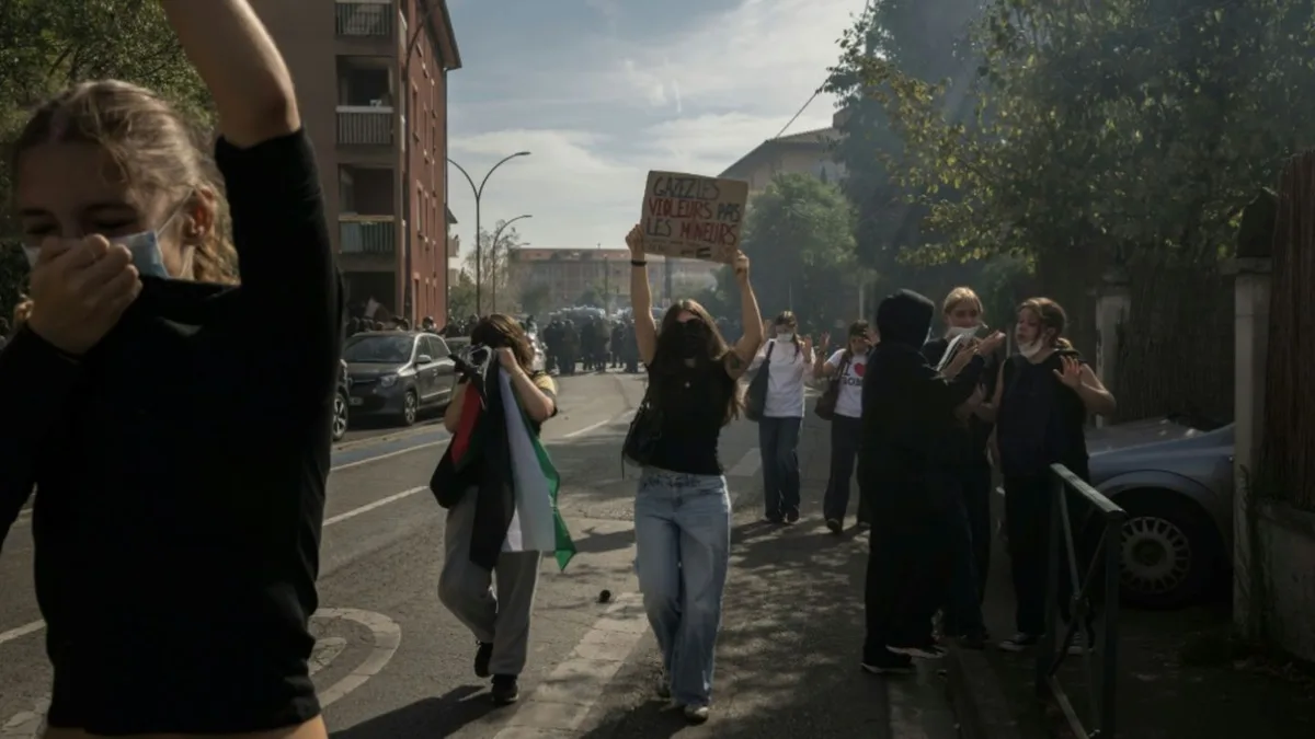 French Police Officer Charged for Using Tear Gas on Teen During Protests