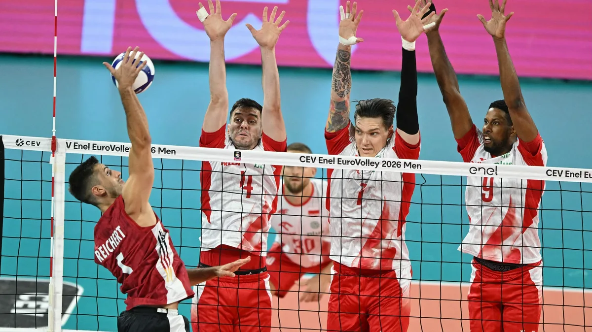 Deutsche Volleyballmannschaft von Titelverteidiger Polen im EM-Viertelfinale eliminiert