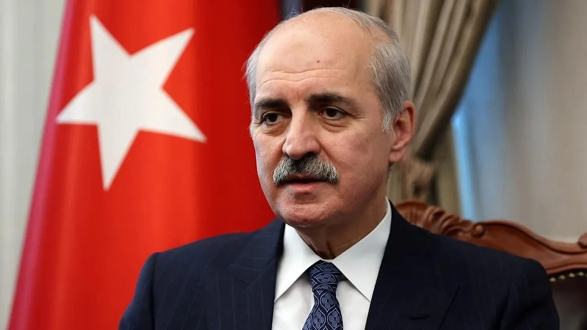 Turkey’s Parliament Speaker Numan Kurtulmuş to Attend Conference in Italy