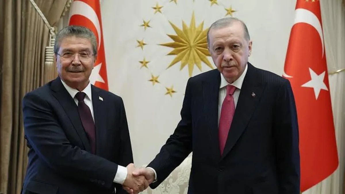 Leider van Noord-Cyprus bedankt Erdoğan voor steun tijdens top van Turkse staten