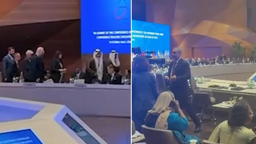 Hakan Fidan and Delegates Leave CICA Summit During Isaac Herzog’s Speech