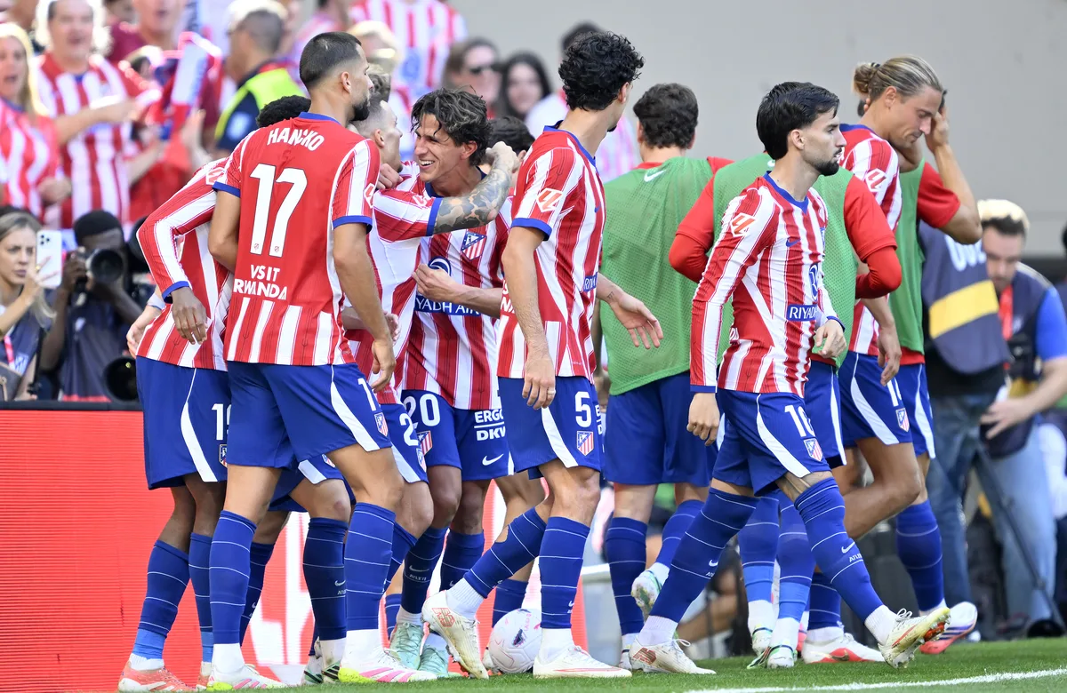 L'Atletico Madrid bat il Real Madrid in 10 per 2-1 nel derby de La Liga