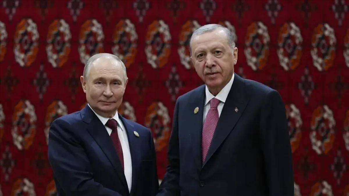 Türkiye'nin Erdoğan, Rusya'nın Putin ile ikili ilişkileri görüştü