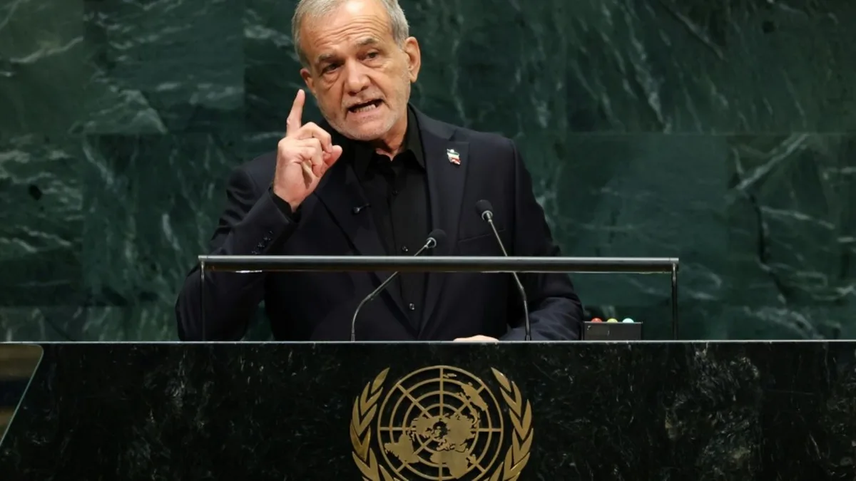 Iran's President Massoud Pezeshkian States US Must Decide on Ending War