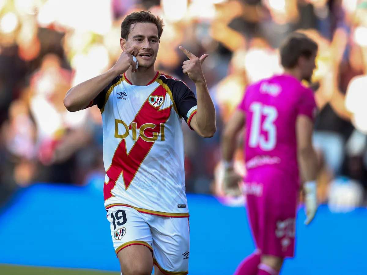 Rayo Vallecano verslaat Celta Vigo met 3-0 dankzij twee goals van De Frutos en een treffer van Unai López