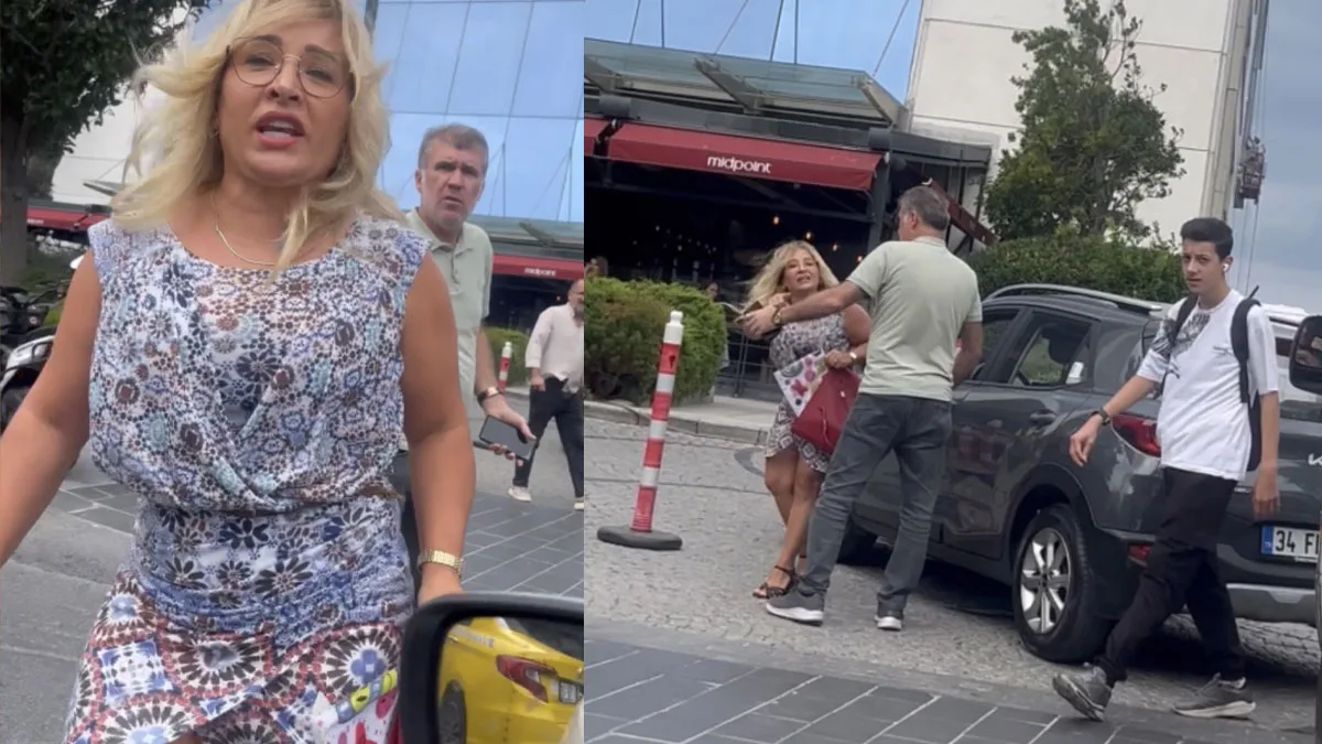 Korna çalan kadına İstanbul trafiğinde saldırı