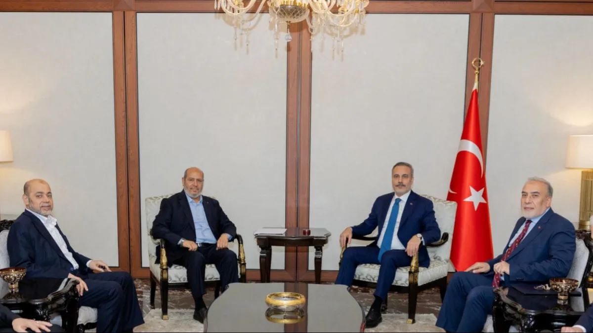 Türkeis Außenminister Hakan Fidan trifft Hamas-Politbürochef Khalil al-Hayya in Ankara