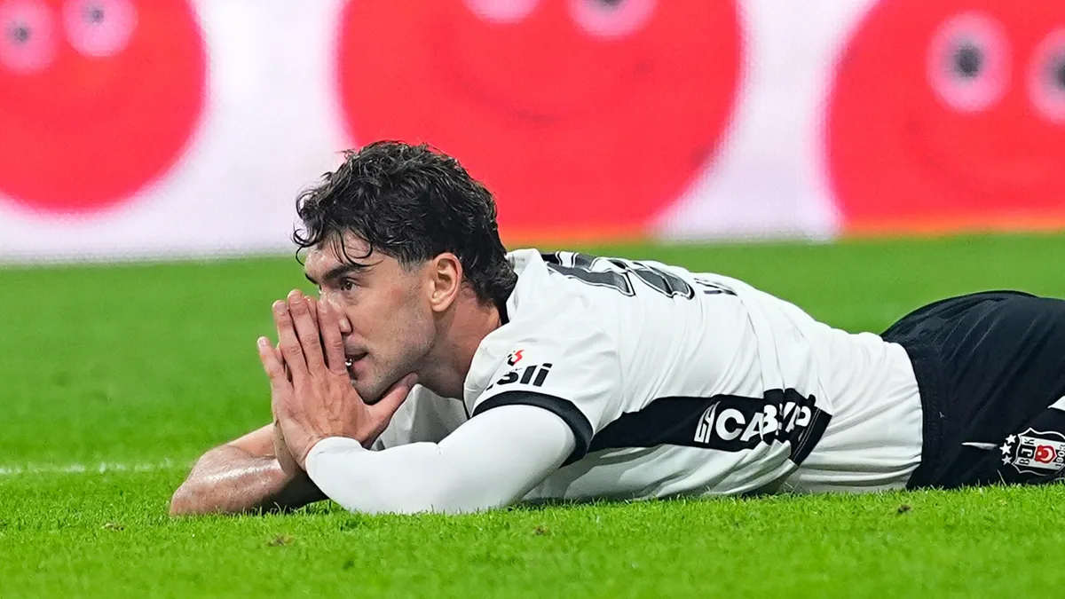 Dusan Vlahovic manque l’entraînement de Beşiktaş avant le match contre Hoffenheim en raison de douleurs à l’estomac