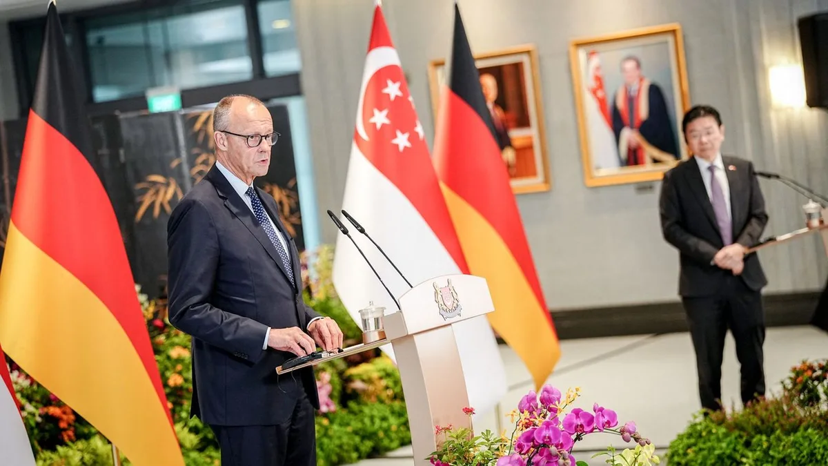 Germany and Singapore Expand Partnership During Chancellor’s Asia Visit