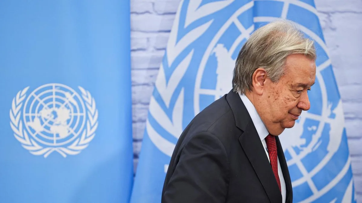 Guterres, Filistin için İki Devletli Çözümde Sözlerin Ötesinde Eylem Çağrısı Yaptı