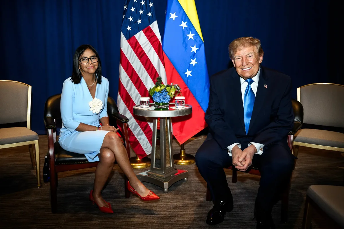 Trump et Delcy Rodríguez tiennent une réunion historique à New York