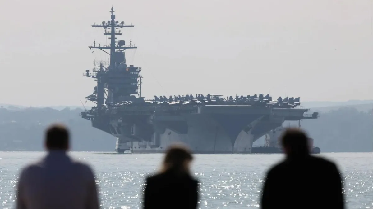 US Deploys USS Theodore Roosevelt Aircraft Carrier to the Mediterranean