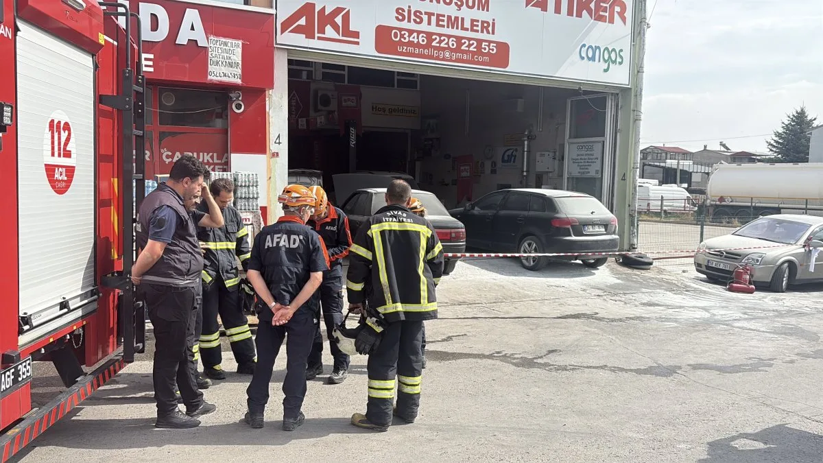 Sivas LPG Service Explosion Injures 5