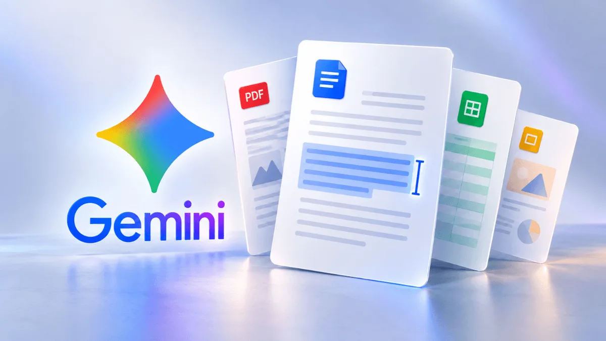 Google Gemini Adds In-Chat PDF and Document Creation and Editing