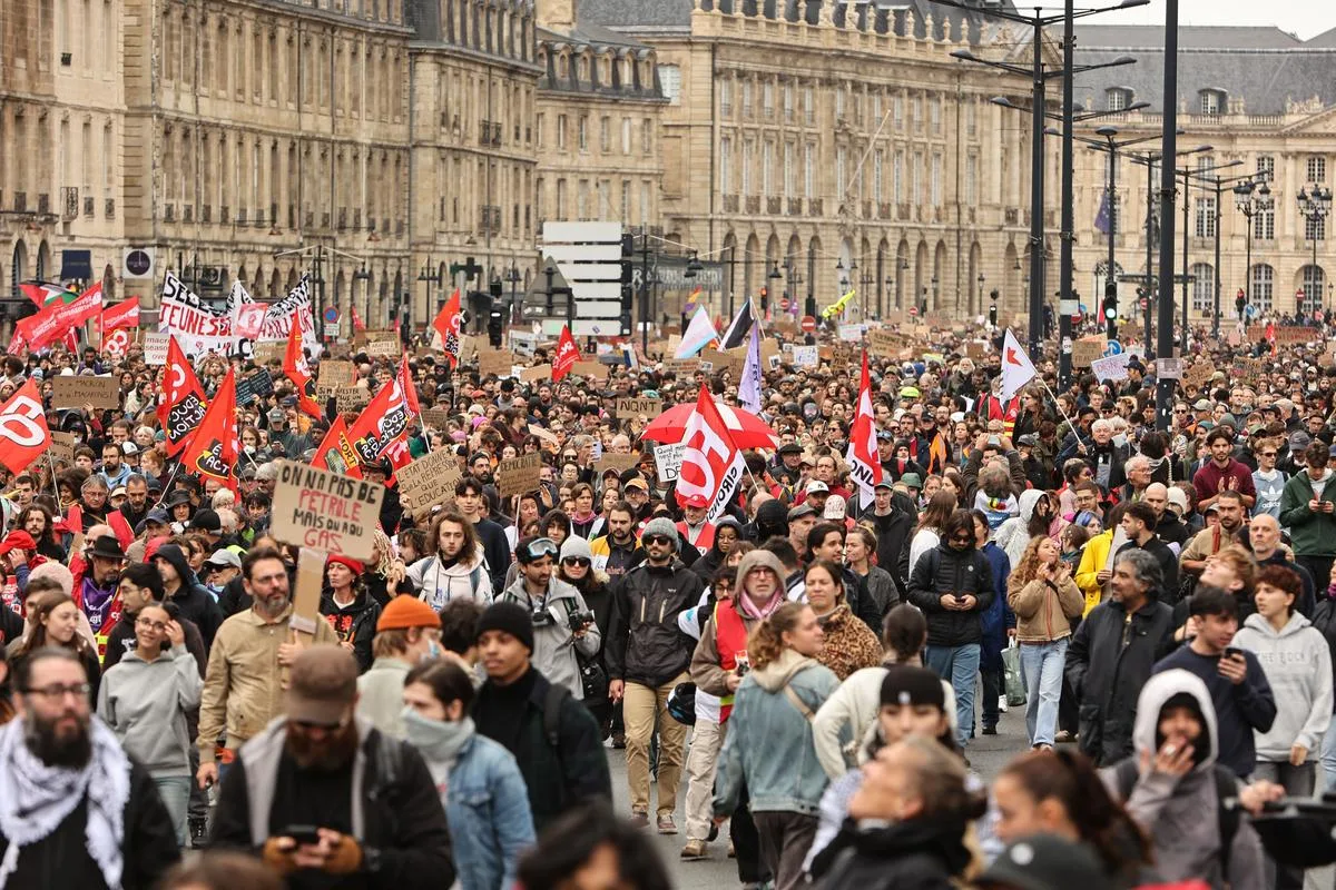 France Sees Third Day of Social Protests in Three Weeks, With 350 Actions Planned
