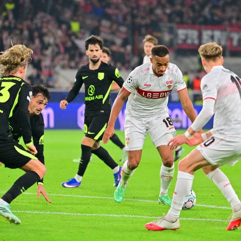 Stuttgart manque l’occasion de battre l’Atlético de Madrid malgré sa supériorité numérique