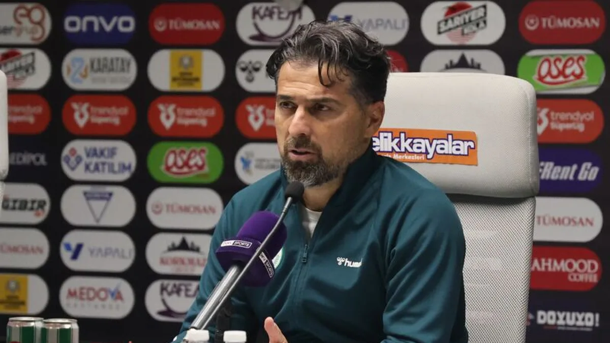 İlhan Palut Says Konyaspor Must Recover After 4-0 Loss to Galatasaray
