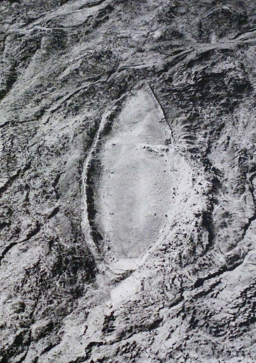 Luftaufnahme der Durupınar-Formation von 1959