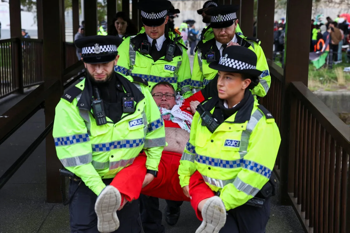 Police Arrest Protesters at Pro-Palestine Action Demonstration in Liverpool