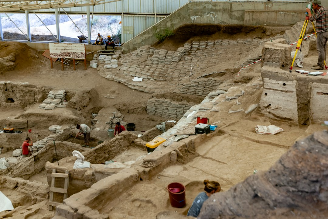 Illustrative image of an archaeological excavation site