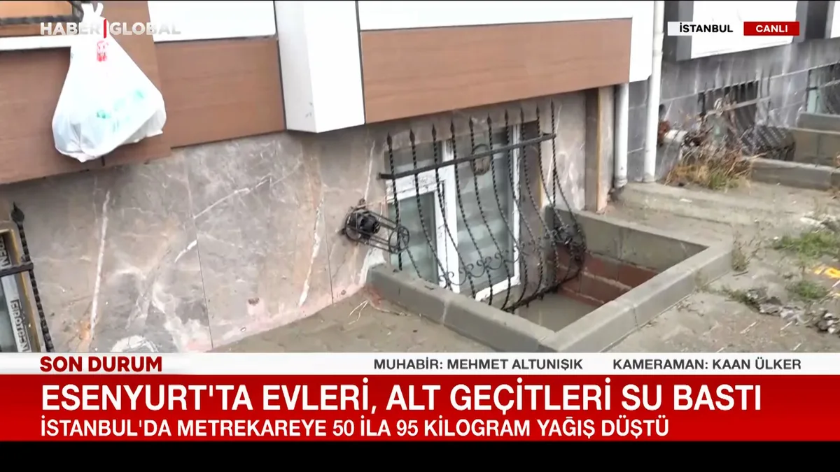 Heavy Rain Drops 50–95 Kilograms per Square Meter in Istanbul