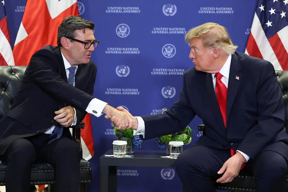 Trump Claims US-UK Relationship Stronger with Burnham than Starmer