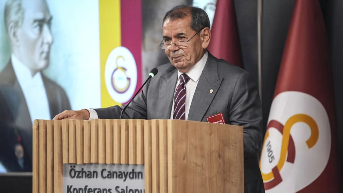 Galatasaray'ın Dursun Özbek, beşinci şampiyonluk ve Avrupa başarısını hedefliyor