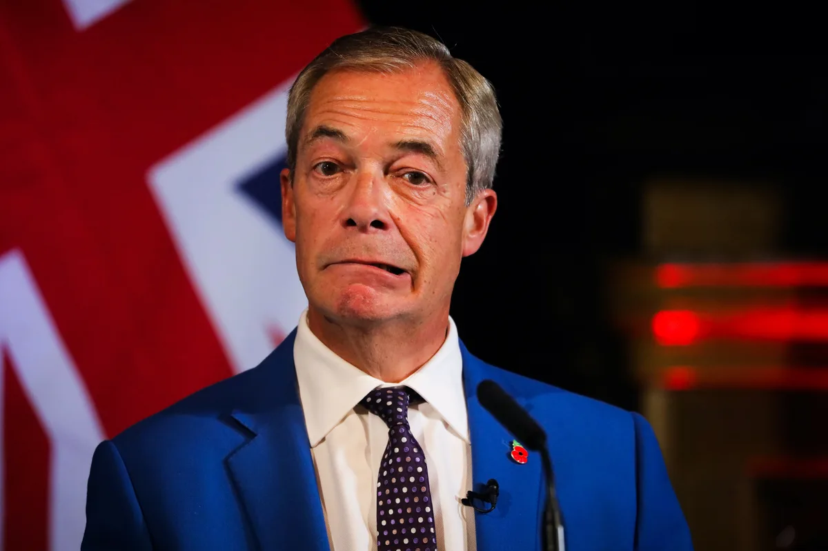 Nigel Farage sagt, er habe dem Haushalt ferngeblieben, um eine mögliche Auseinandersetzung mit einem Abgeordneten zu vermeiden