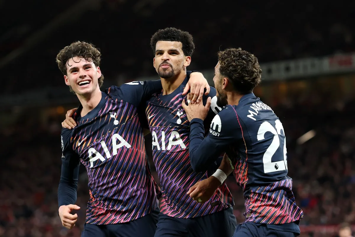 Bentancur'un oyun dışı kalmasının ardından Tottenham, Manchester United ile 1-1 berabere kaldı