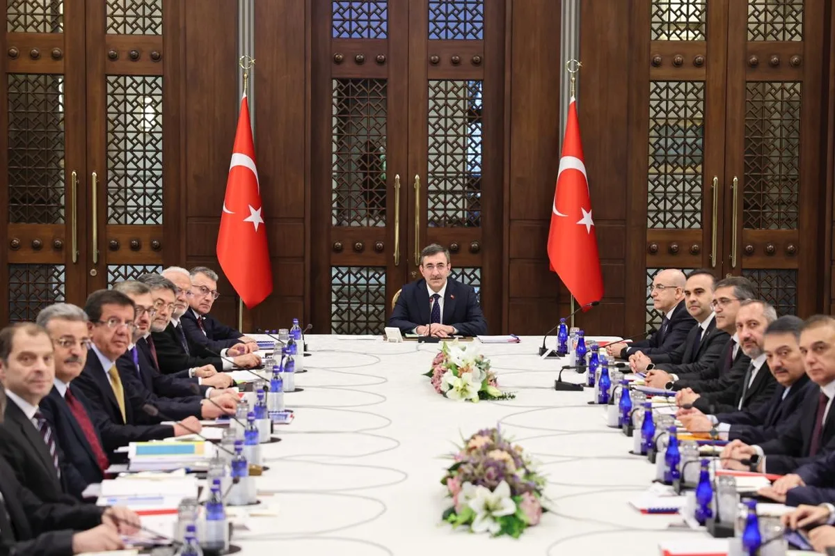 Le Conseil de coordination économique de Turquie se réunit sous la présidence de Cevdet Yılmaz