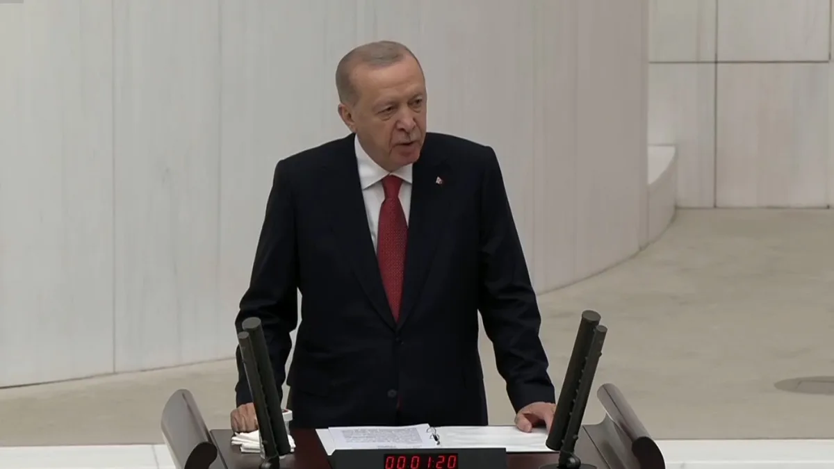 President Erdoğan Addresses Fund Investigation in Parliamentary Opening Speech