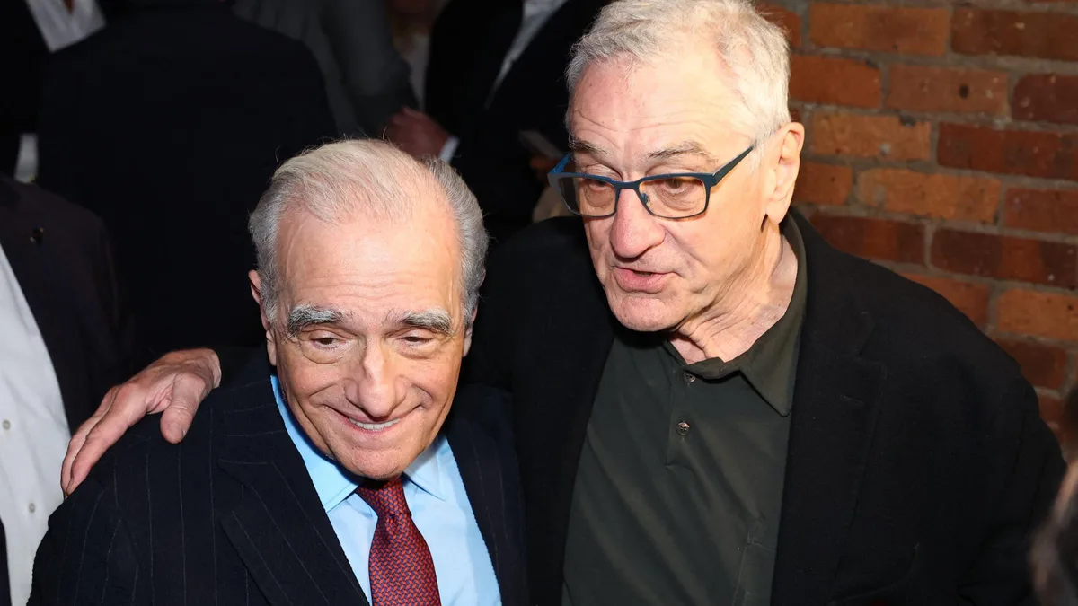 Emmanuel Macron verleiht Martin Scorsese und Robert De Niro die Légion d'Honneur in New York