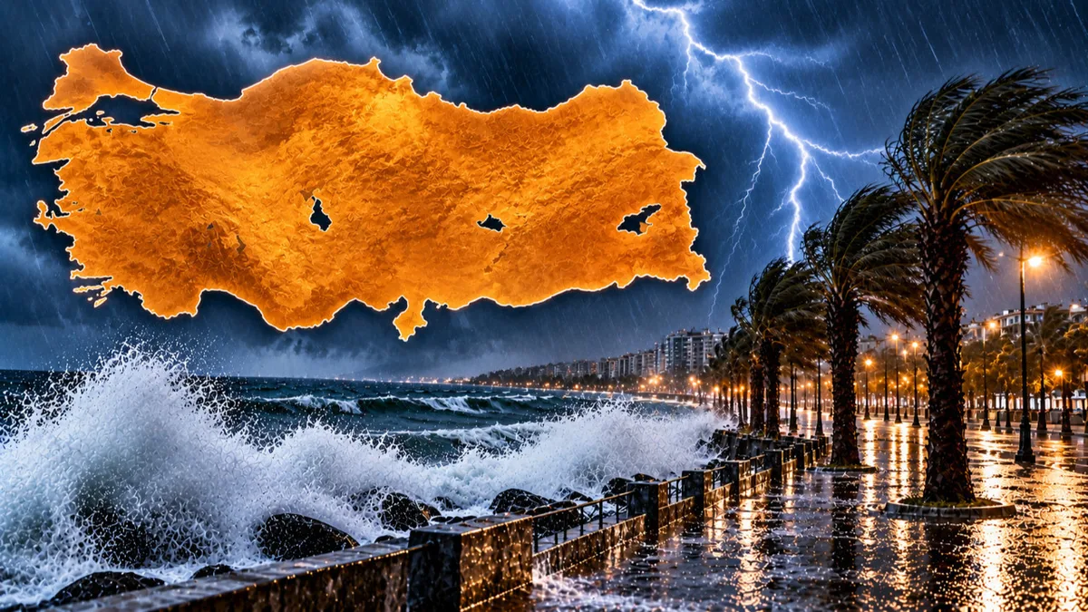 La Turquie alerte sur de fortes pluies dans cinq provinces le 26 octobre