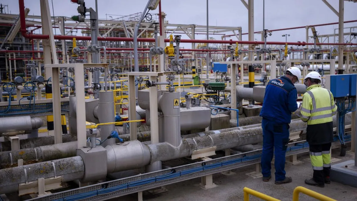 Los precios del gas natural en Europa alcanzan su nivel más alto desde diciembre de 2022