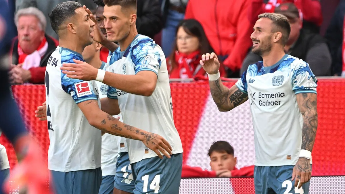 Bayer Leverkusen schlägt Mainz 05 mit 4:3 und festigt seine Position in der Bundesliga