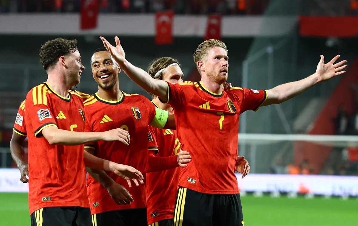 Nations League: Belgium Defeats Turkey 3-0 with De Bruyne's Brace