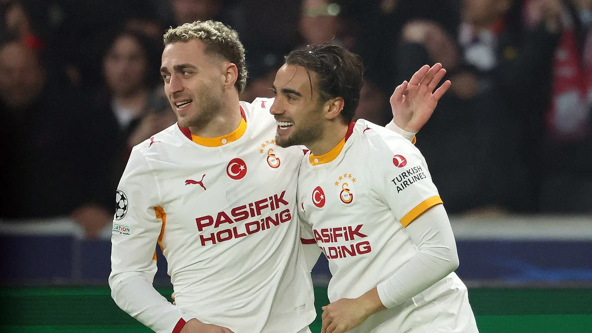 Yunus Akgün segna dopo 65 secondi il gol più rapido del Galatasaray in Champions League