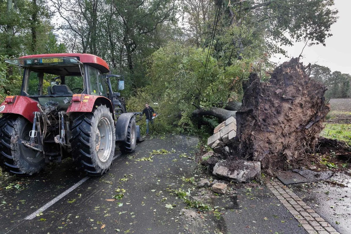 Storms Austen and Boelo Leave 59,000 French Homes Without Power
