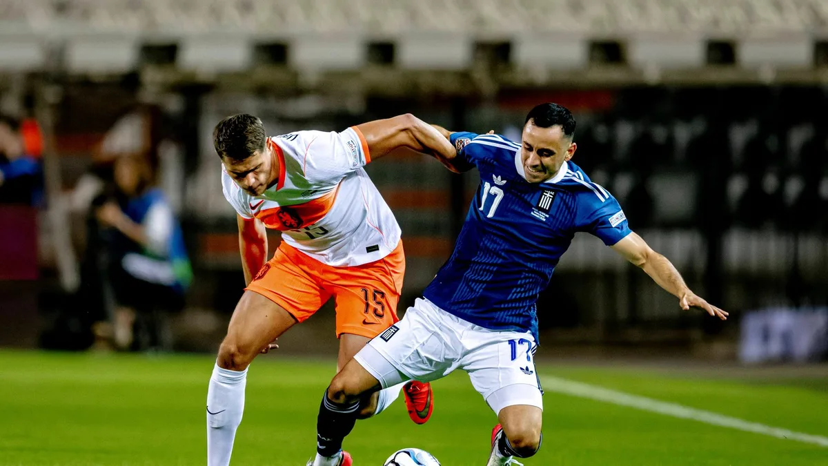 Ligue des Nations : La Grèce fait match nul avec les Pays-Bas après avoir mené 2-0