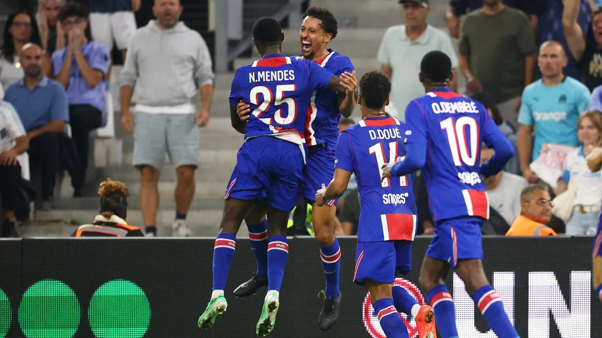 PSG Defeats Marseille 2-1 in Ligue 1 "Classique" at Vélodrome